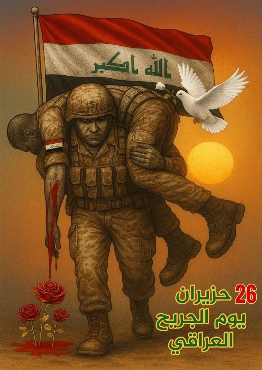 في يوم الجريح العراقي : جامعة ذي قار ترفع أسمى آيات العرفان والإجلال لجرحى العراق الأبطال
